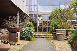 De ingang van The Dutch Wave voelt als een tuinhuis