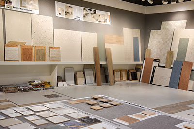 Het atelier achterin