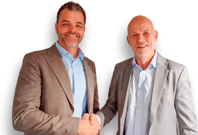 Links Gerrit Jonker en rechts Wybren de Zwart
